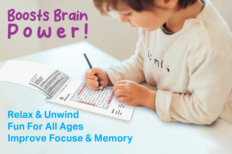 Word Search Quest – Brain Boosters Puzzle Book for All Ages (12+ Years) | 50+ Themed Word Search Puzzles