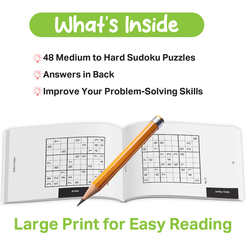 Sudoku Number Blitz – Hard to Very Hard Puzzle Activity Book (Age 12+ Years)