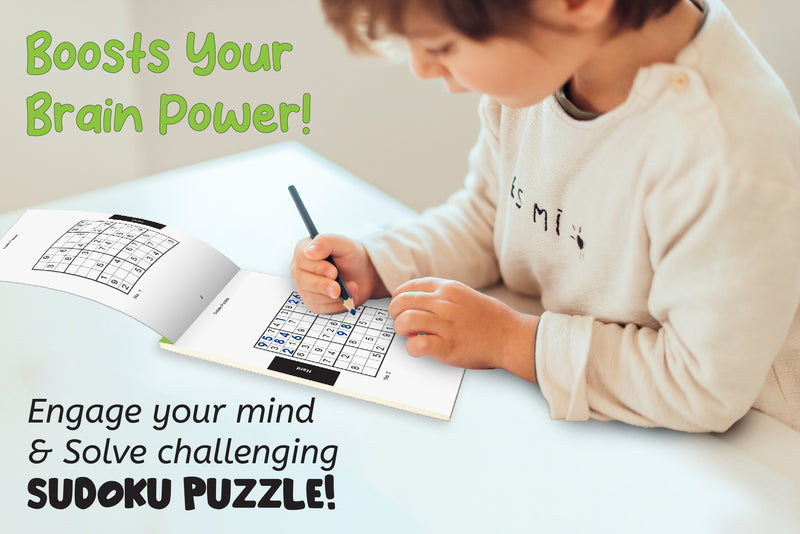 Sudoku Number Blitz – Hard to Very Hard Puzzle Activity Book (Age 12+ Years)