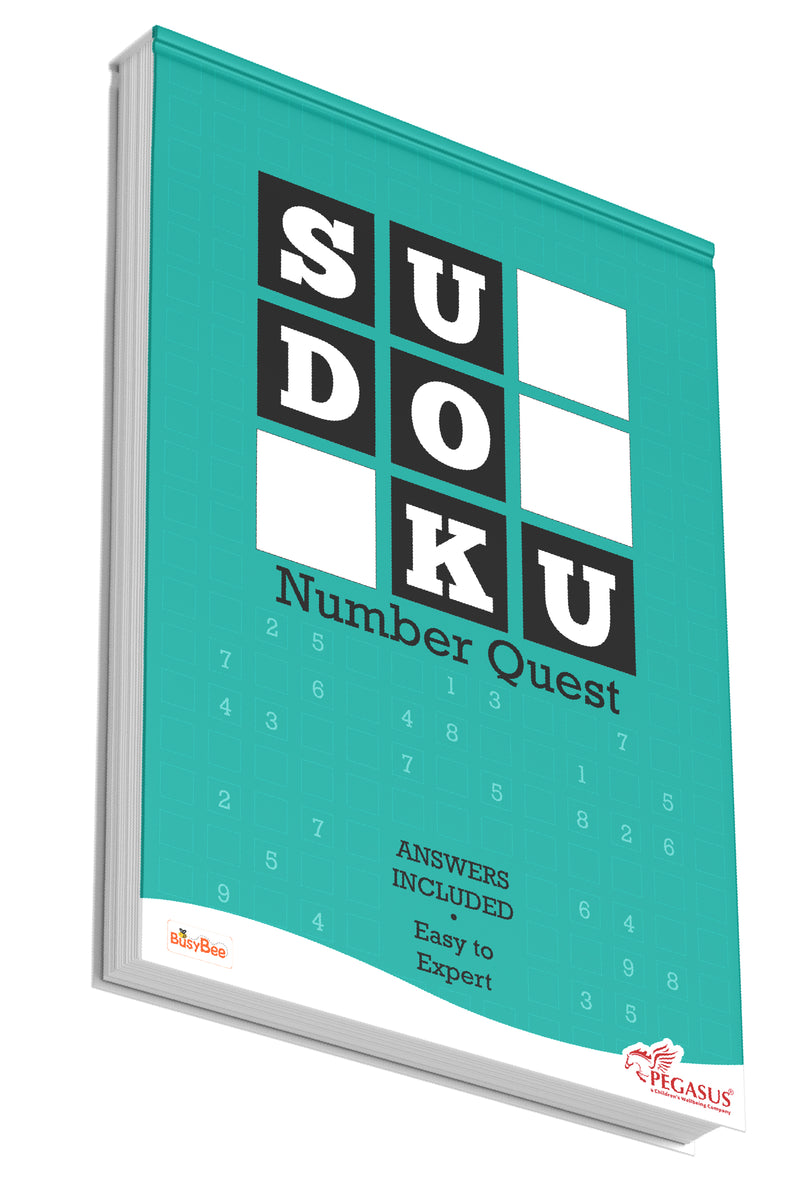 Sudoku Number Quest – Easy to Expert Puzzle Activity Book (Age 12+ Years)