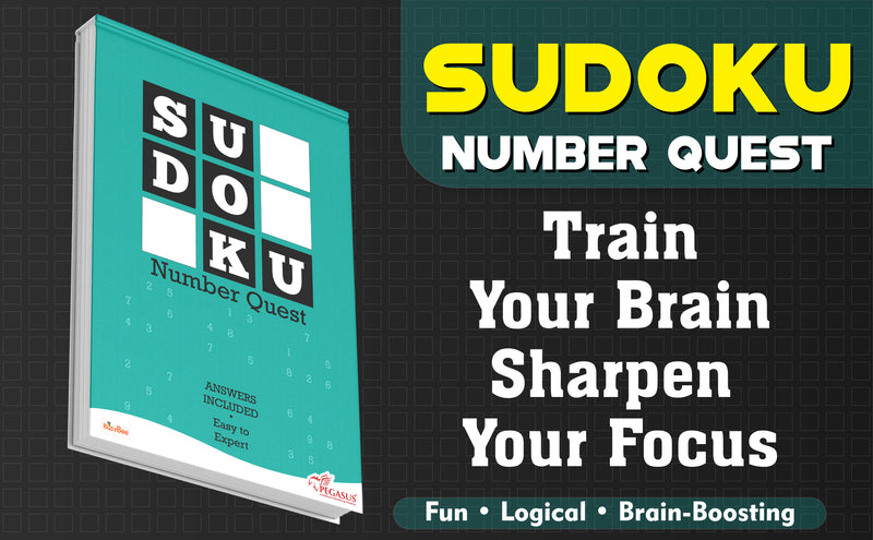 Sudoku Number Quest – Easy to Expert Puzzle Activity Book (Age 12+ Years)