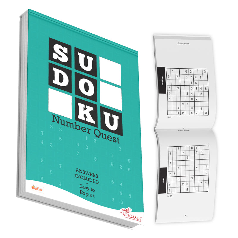 Sudoku Number Quest – Easy to Expert Puzzle Activity Book (Age 12+ Years)