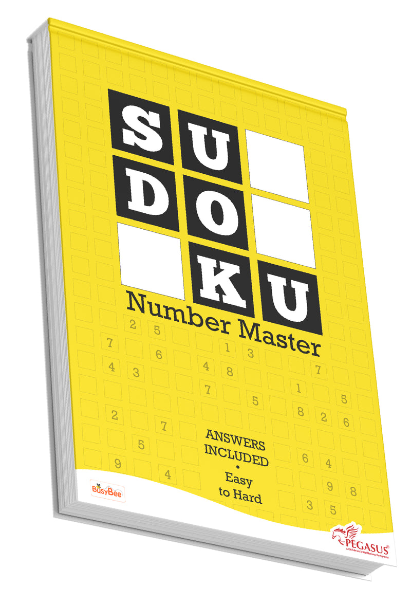 Sudoku Number Master – Easy to Hard Puzzle Activity Book (Age 12+ Years)