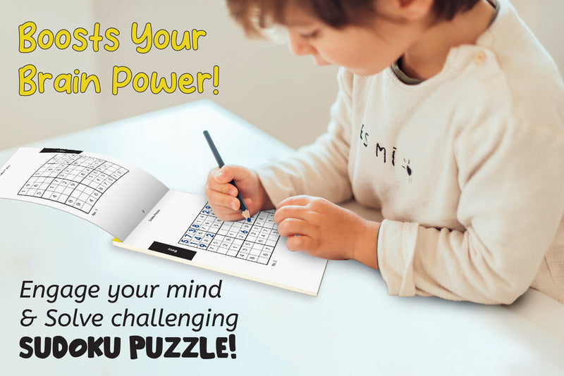Sudoku Number Master – Easy to Hard Puzzle Activity Book (Age 12+ Years)