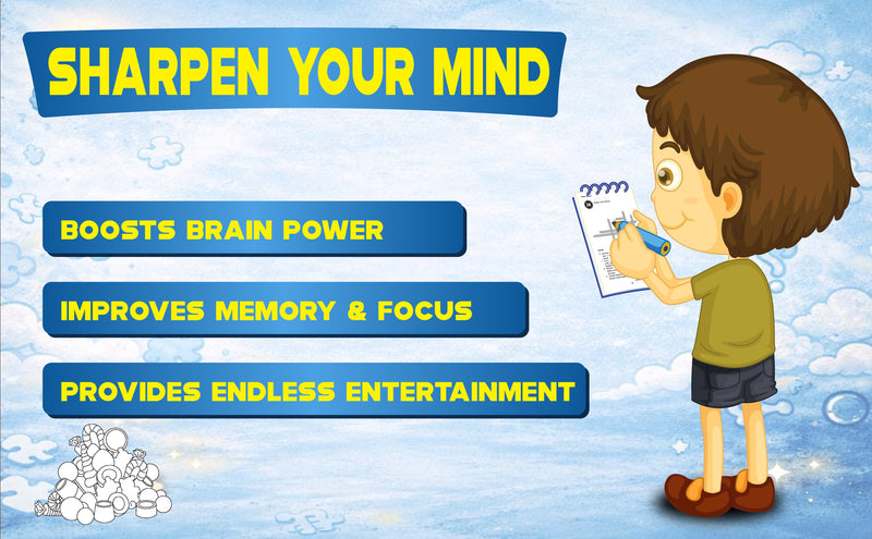 Brain Teasers Crack the Code – Crossword Puzzles, Riddles & Logic Games (Age 12+ Years)