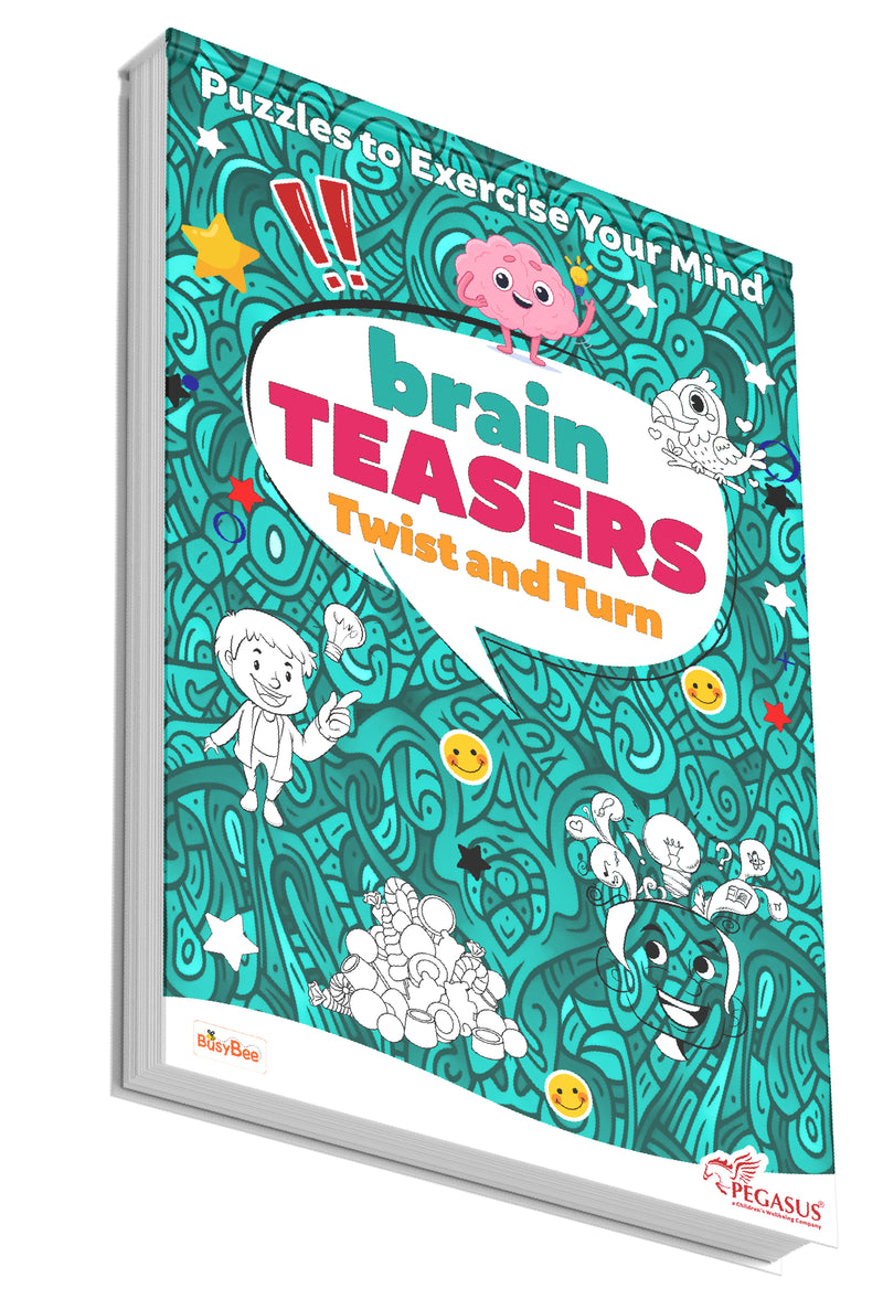 Brain Teasers Twist and Turn – Riddles, Logic Games & Brain Training Puzzles (Age 12+ Years)