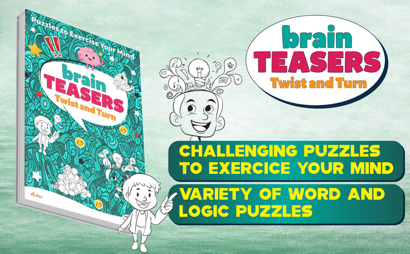 Brain Teasers Twist and Turn – Riddles, Logic Games & Brain Training Puzzles (Age 12+ Years)