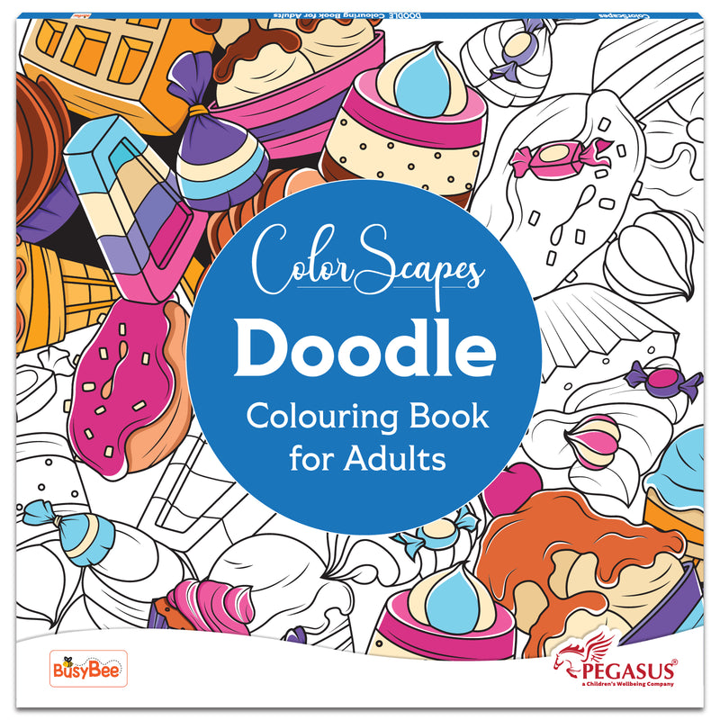 Mandala Coloring Book – Doodle Art Colouring Book for Adults (Age 9+ Years) | 24 Detailed Doodle Designs for Mindful & Stress-Relief Coloring