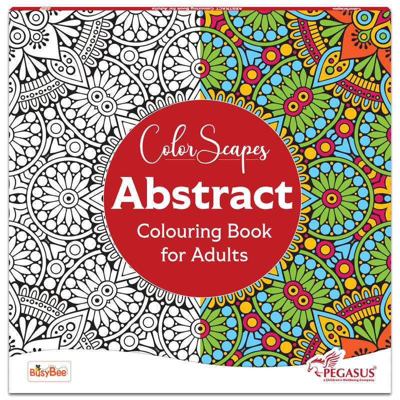 Mandala Coloring Book – Abstract Colouring Book for Adults (Age 9+ Years) | 24 Detailed Abstract Mandala Designs