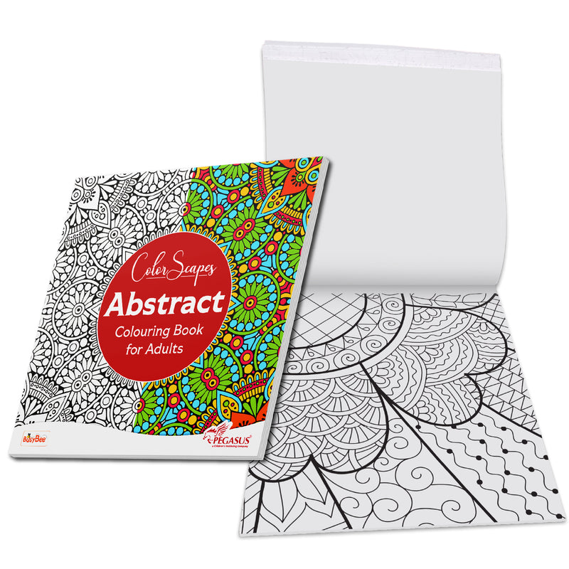 Mandala Coloring Book – Abstract Colouring Book for Adults (Age 9+ Years) | 24 Detailed Abstract Mandala Designs