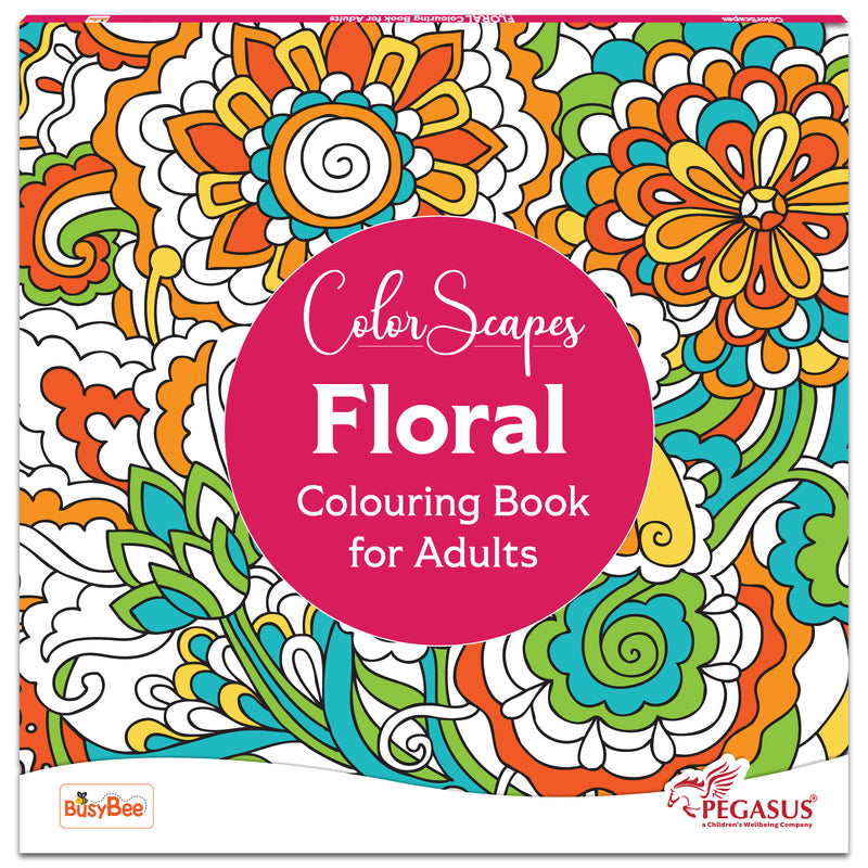 Mandala Coloring Book – Floral Colouring Book for Adults (Age 9+ Years) | 24 Detailed Floral Mandala Designs