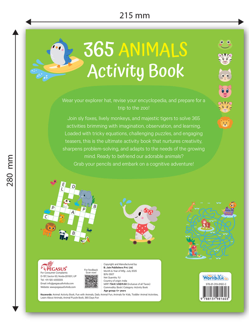 365 Animals Activity Book