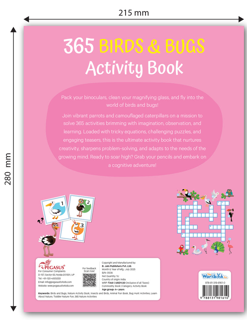 365 Birds & Bugs Activity Book