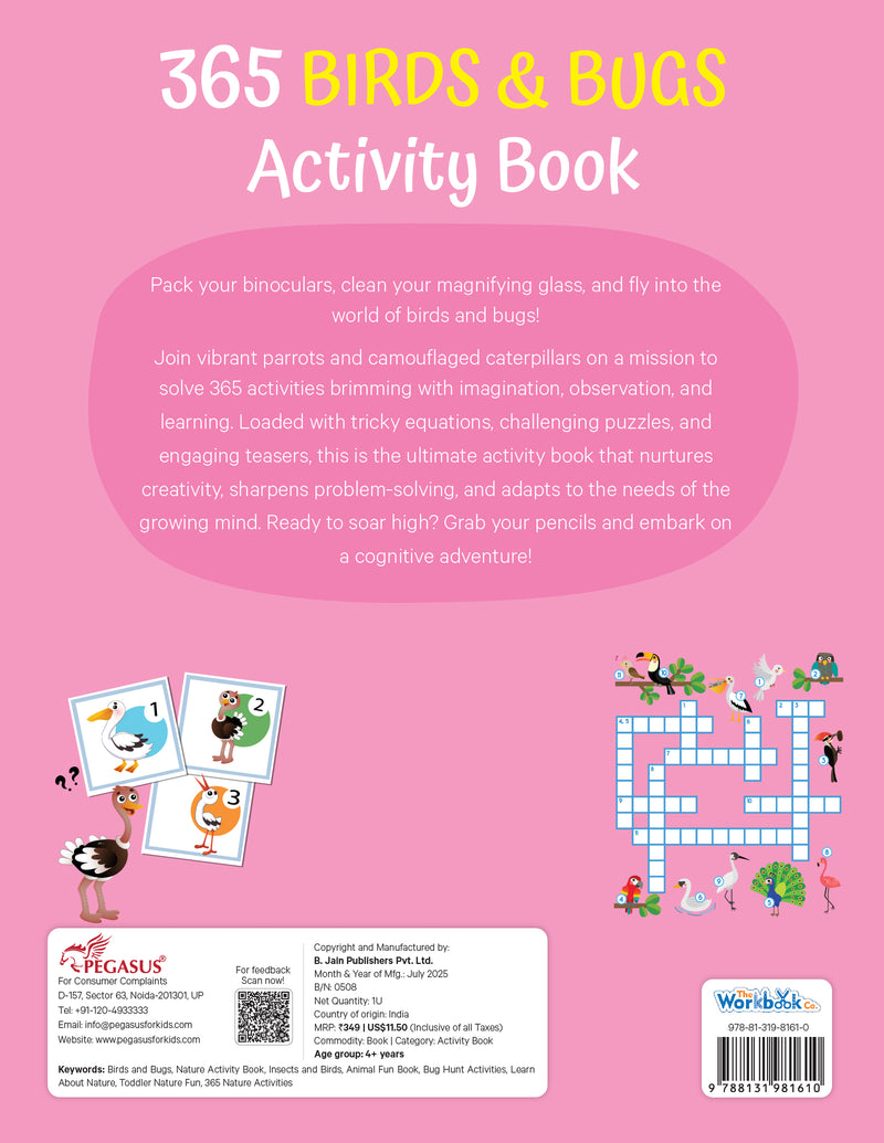 365 Birds & Bugs Activity Book