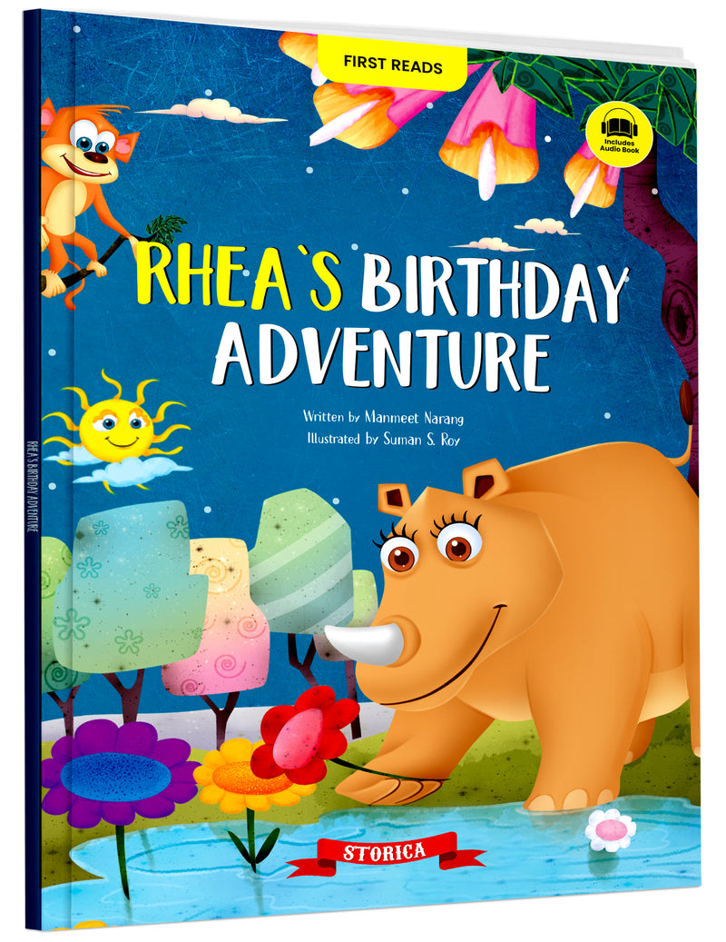 Rhea's Birthday Adventure Picture Book for Kids - Moral and Adventure Stories  Friendship, Kindness and Imagination (Age 4+ Years)