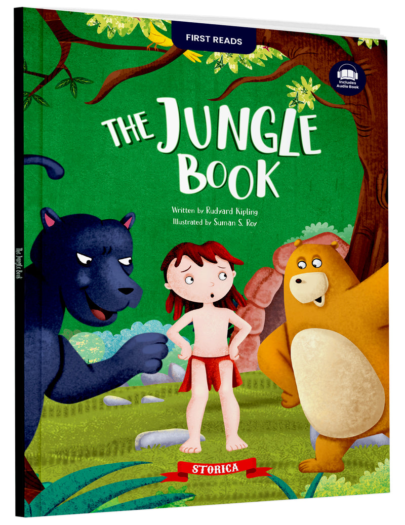 The Jungle Book for Kids - Classic Bedtime Story Book, Early Reader, and Children's Adventure Book (Age 4+ Years)
