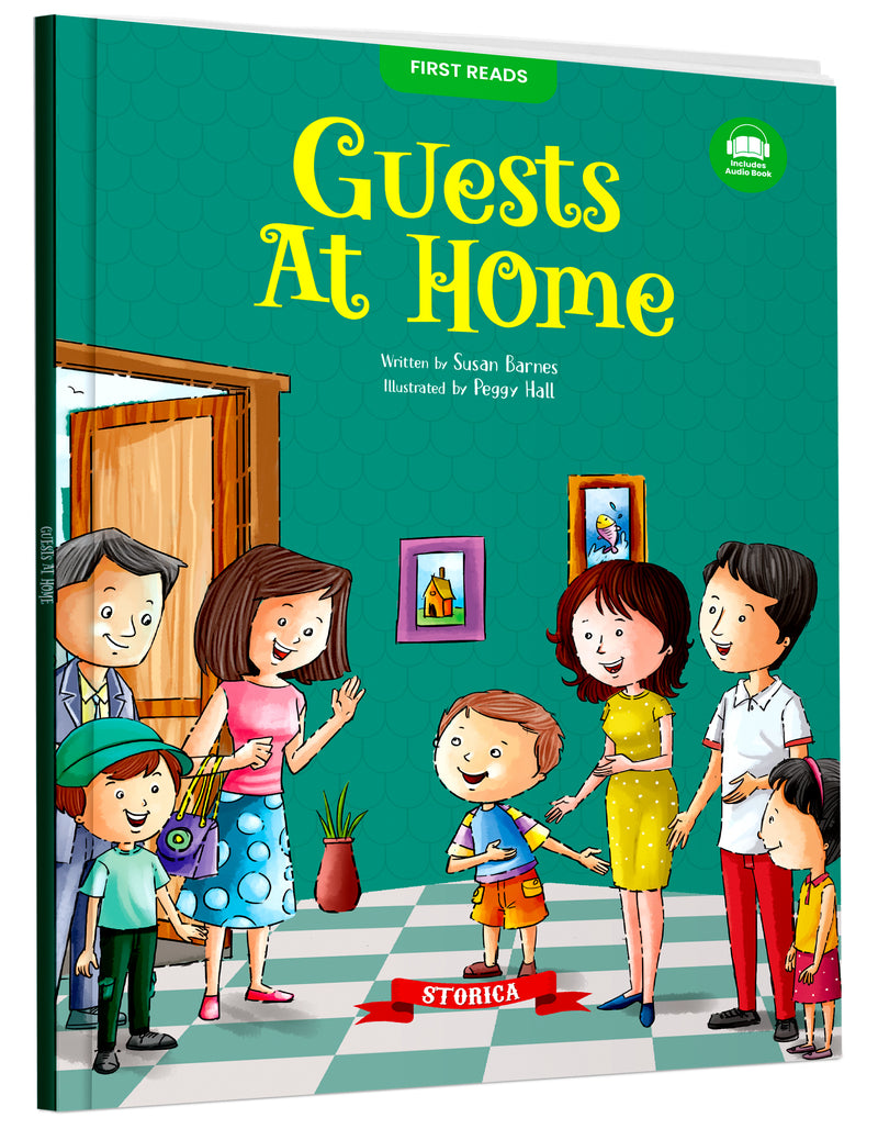 Guests at Home Picture Book For Kids Moral Bedtime Stories Hospitality, Kindness and Responsibility Story Book (Age 4+ Years)