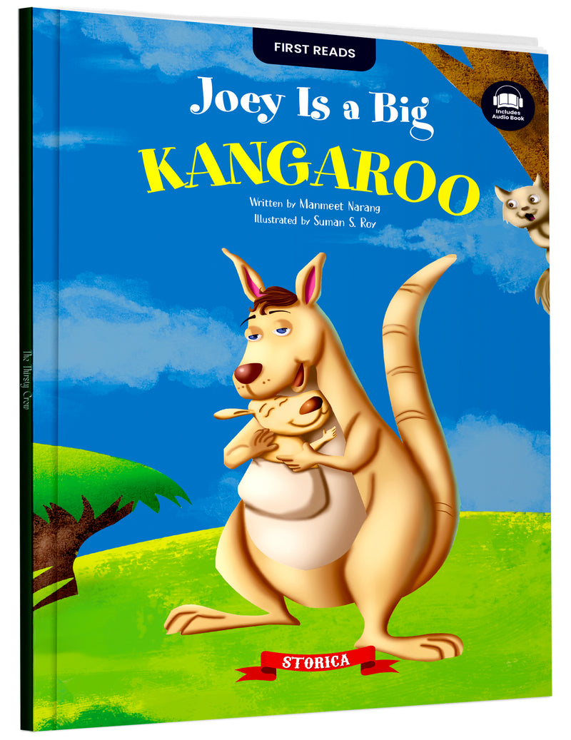 Joey Is a Big Kangaroo Picture Book for Kids - Moral and Adventure Stories, Friendship, Kindness and Imagination (Age 4+ Years)