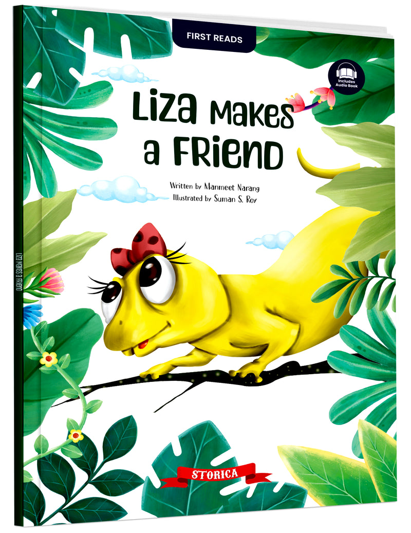 Liza Makes a Friend Picture Book for Kids - Moral and Adventure Stories, Friendship, Kindness and Imagination (Age 4+ Years)