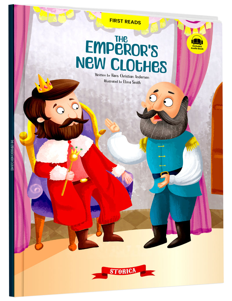 The Emperor's New Clothes Book for Kids - Classic Bedtime Story Book, Early Reader, and Children's Adventure Book (Age 4+ Years)