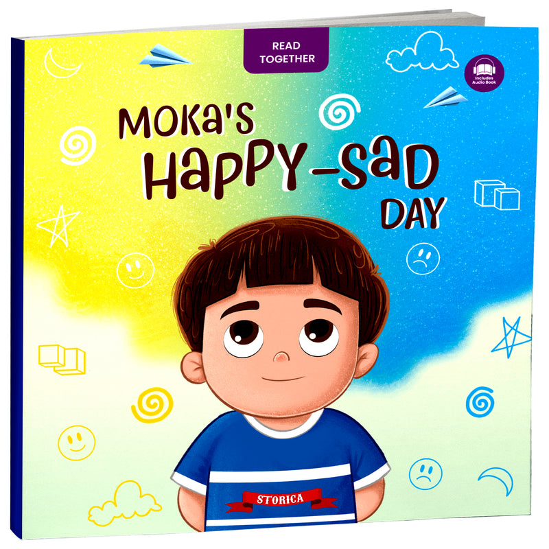 Moka's Happy-Sad Day - Moral Story Book for Kids Teaches Good Habits, Listening Skills & Positive Behaviour for Children (Age 2+ Years)