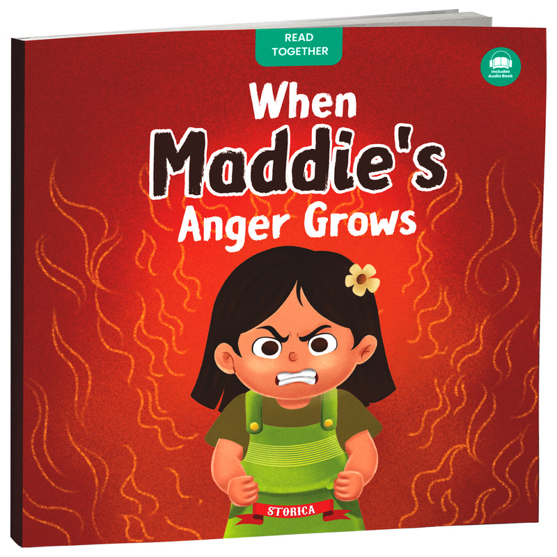When Maddie's Anger Grows - Moral Story Book for Kids Teaches Good Habits, Listening Skills & Positive Behaviour for Children (Age 2+ Years)