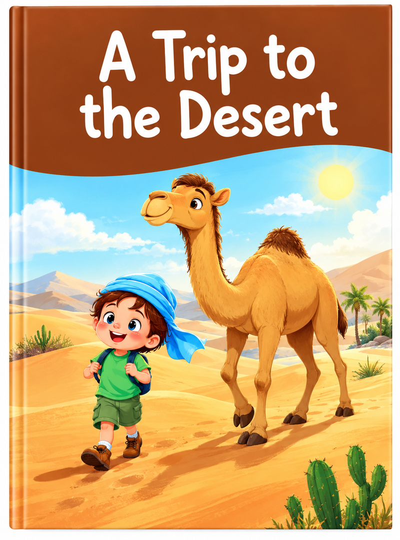 A Trip to the Desert story book for kids (Age 3+)