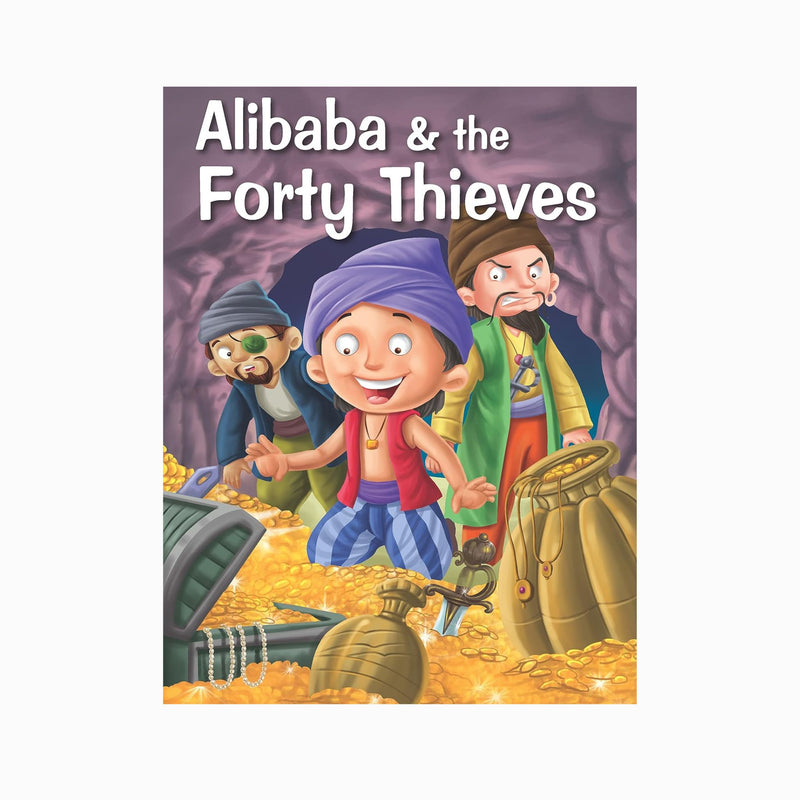 Alibaba and the Forty Thieves Illustrated, Picutre book for early children