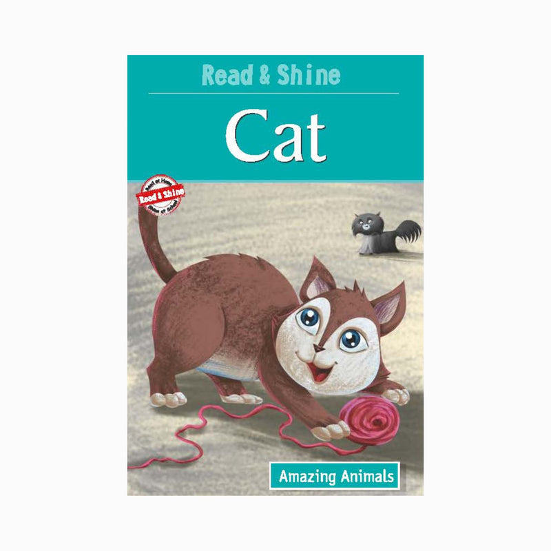  Ealry readers amazing animals story book, Read&Shine Cat reading book