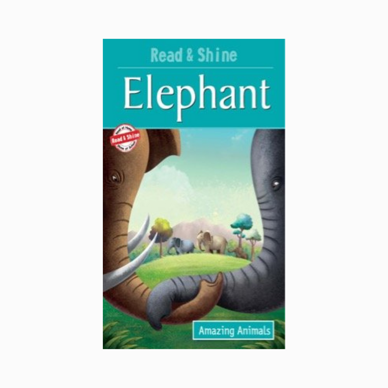 Early readers Elephant animal reading books, Young readers Elephant reading book