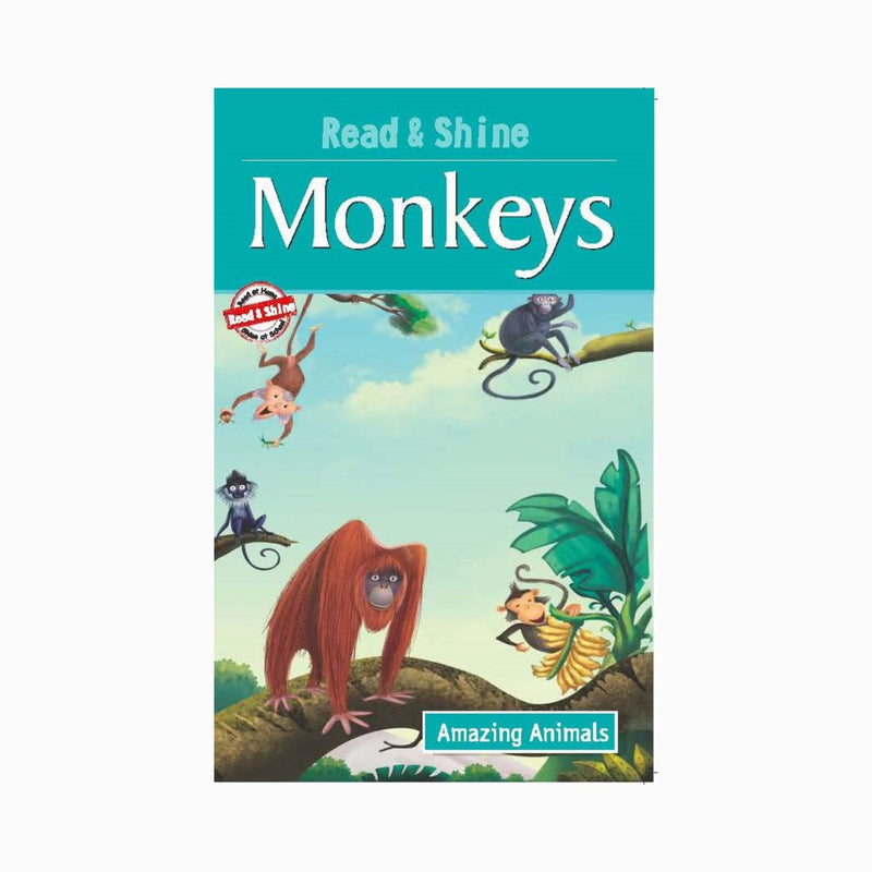  Read & shine monkeys storybook, monkey story book