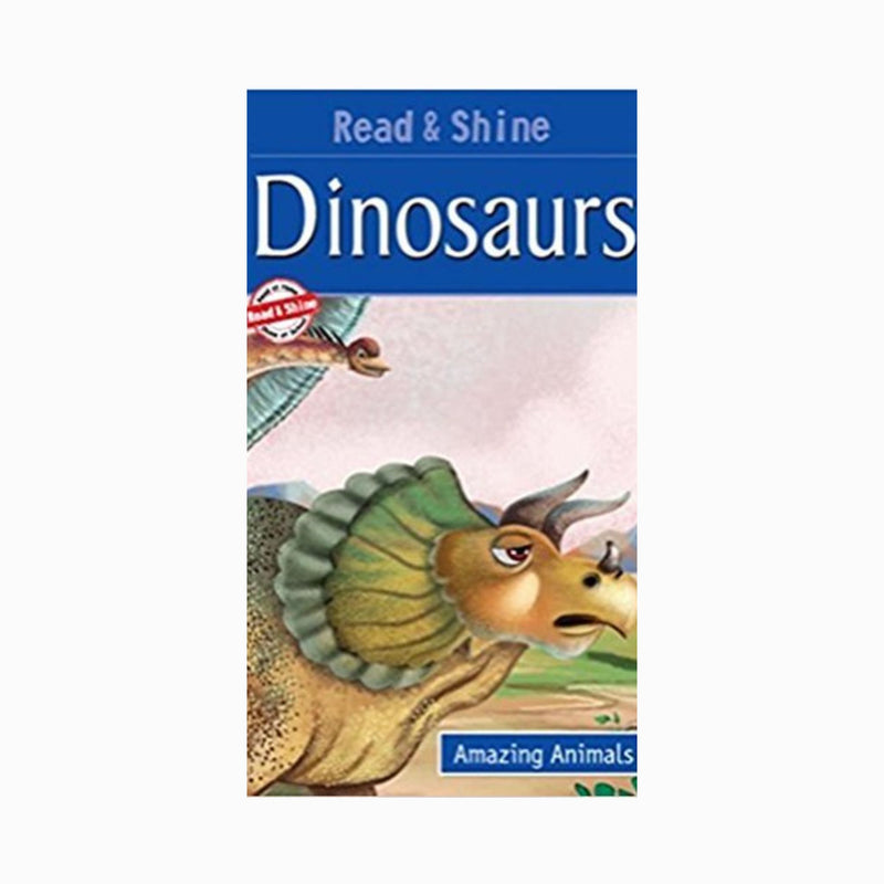  Children's dinosaur reading book with engaging illustrations, Read & Shine reading book