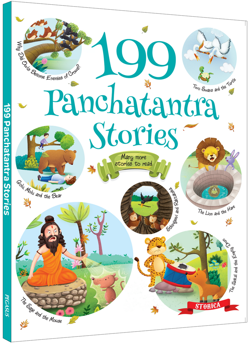 199 Panchatantra Stories for Kids | Storyica Classic Panchatantra Story Book with Illustrated Moral Tales (Age 2+ Years)
