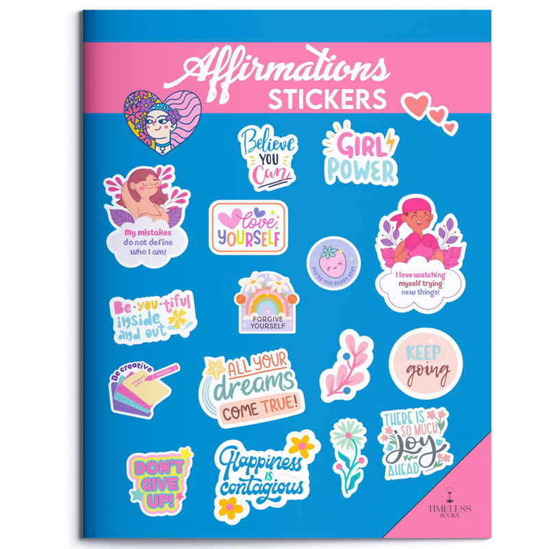 Affirmations Sticker Book for Kids – 100+ Positive Stickers for Creative Learning (Age 3+ Years)