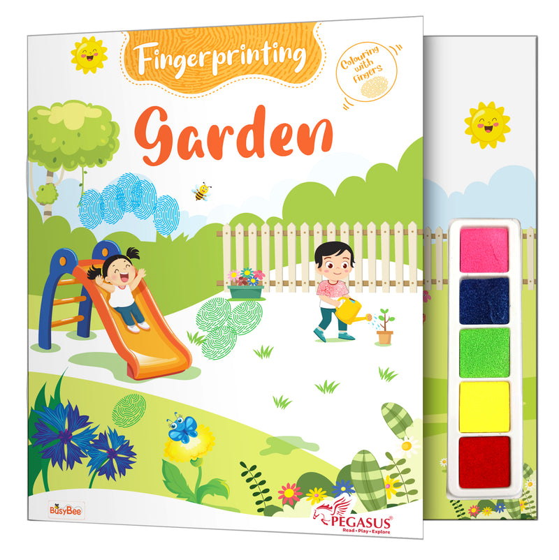 Fingerprinting Garden –Creative Art and Craft Activity Book for Kids  (Age 3+ Years)