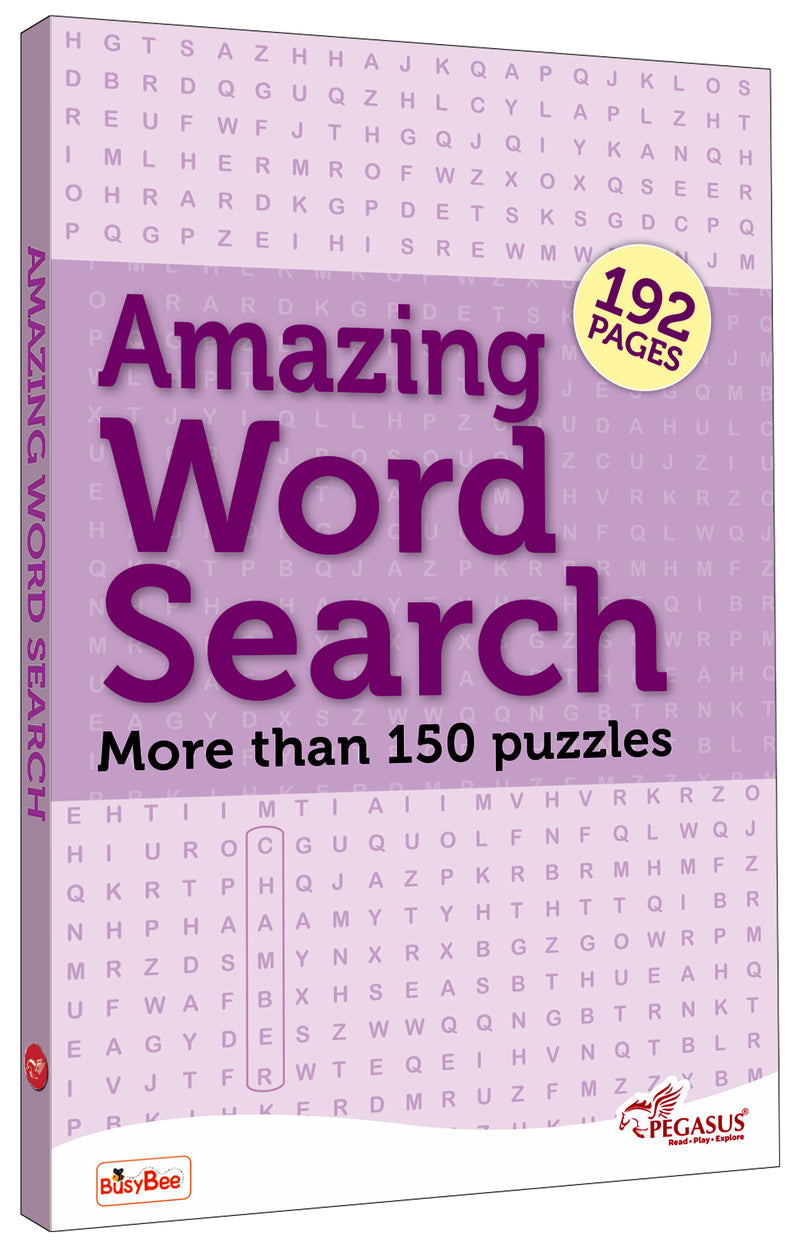 Amazing Word Search Puzzle Book Brain Games & Vocabulary Builder for Kids & Adults (Age 8+ Years)