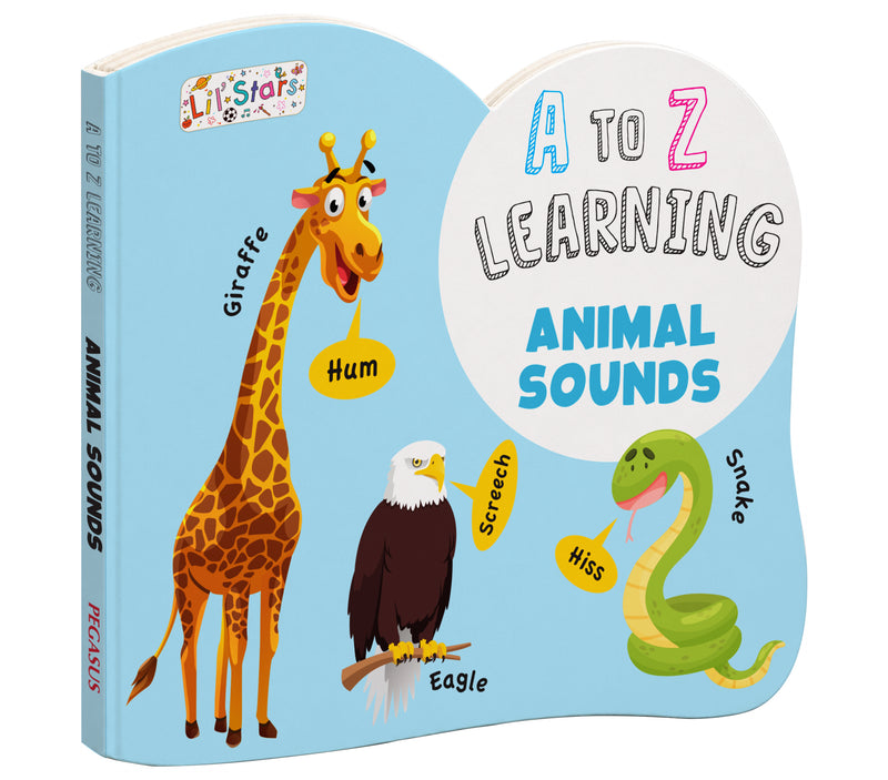 A to Z Learning Animal Sounds Board Book for Kids – Early Learning Wild Picture Book (Age 1+ Years)