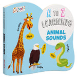 A to Z Learning Animal Sounds Board Book for Kids – Early Learning Wild Picture Book (Age 1+ Years)