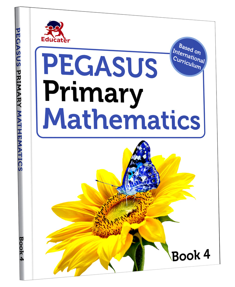 Pegasus Primary Mathematics Book 4 for Kids – Multiplication, HCF & LCM Workbook (Age 4+ Years)