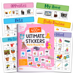 400+ Ultimate Stickers World Around Us for Kids – Fun Learning Activity Book (Age 3+ Years)
