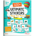 400+ Ultimate Stickers Things That Move for Kids – Fun Learning Activity Book (Age 3+ Years)