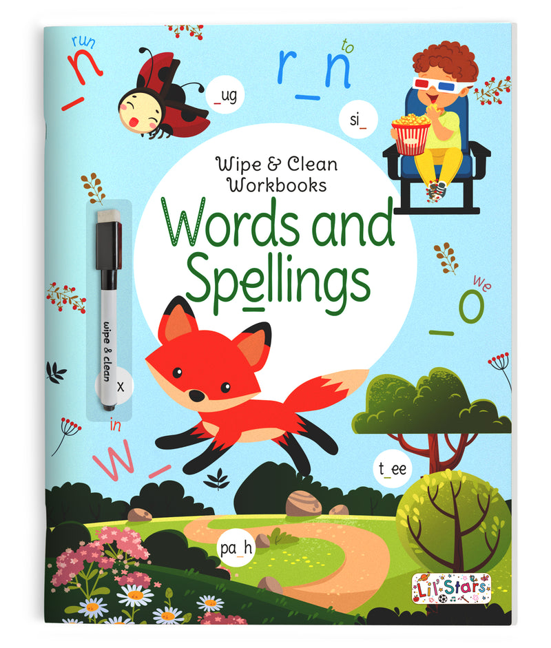 Words and Spellings - Wipe & Clean Workbook