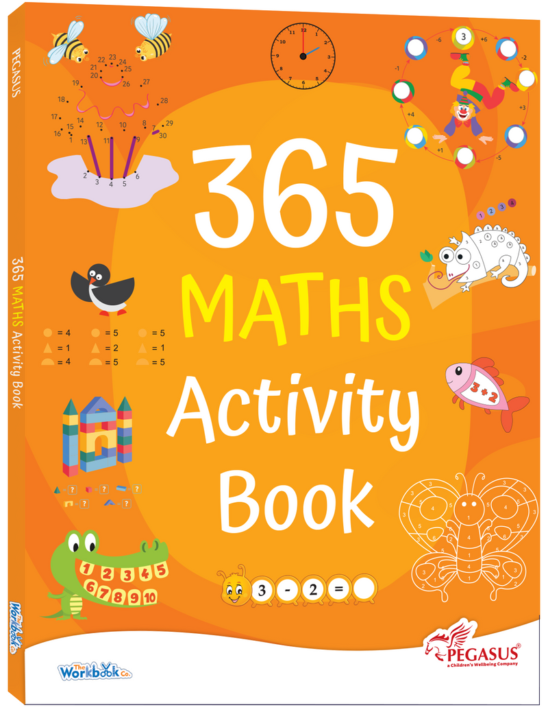 365 Maths Activity Book for Kids – Mazes, Puzzles, and Memory Learning Books (Age 3+ Years)