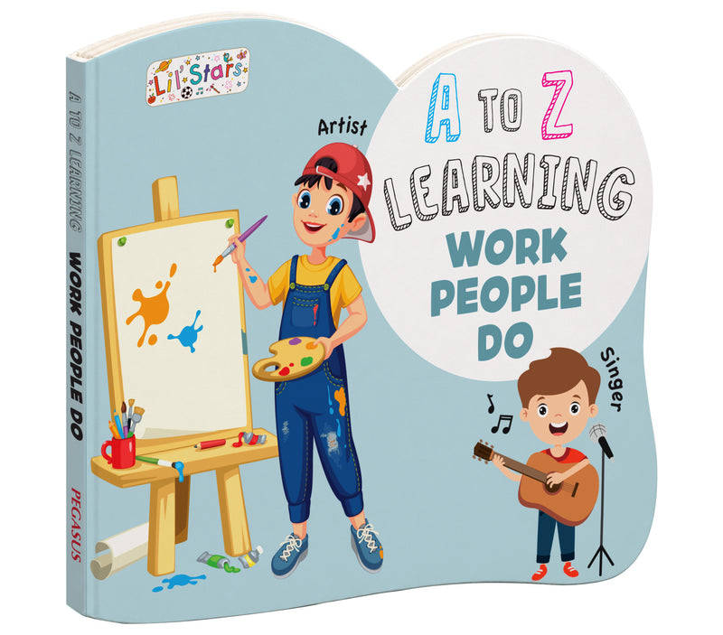 A to Z Learning Work People Do Board Book for Kids – Early & Fun Learning Book (Age 1+ Years)