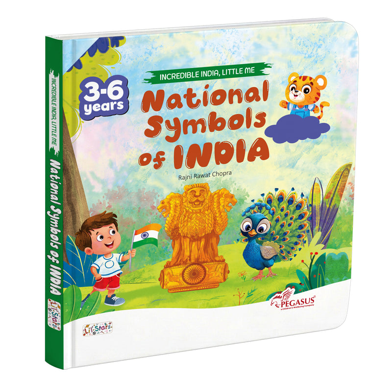 National Symbols of India – Early Learning Board Book for Kids (Age 3–6 Years) | Toddler Activity Books