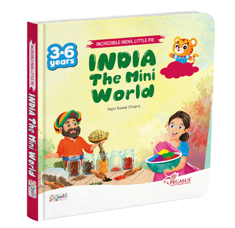 India, The Mini World – Early Learning Board Book for Kids (Age 3–6 Years) | Toddler Activity Books
