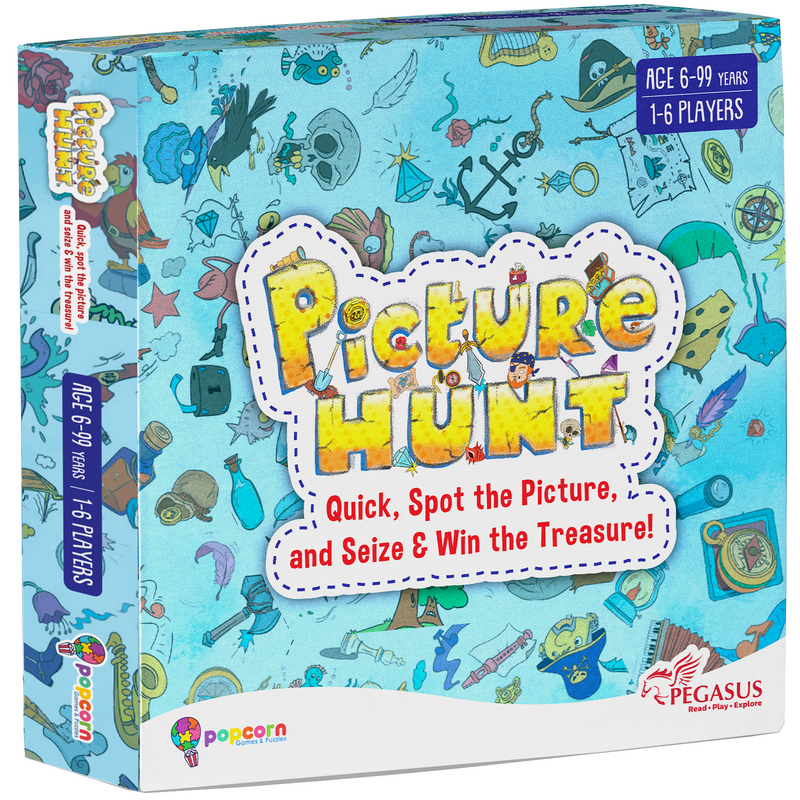 Picture Hunt – Board Game for Kids and Family (Age 6–99 Years) | Brain Game | 1–6 Players