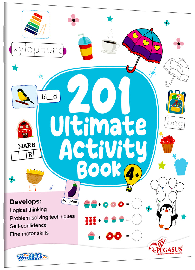 201 Ultimate Activity Book for 4+ Years Kids