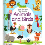 Wipe & Clean – Animals | Reusable Workbook with Marker