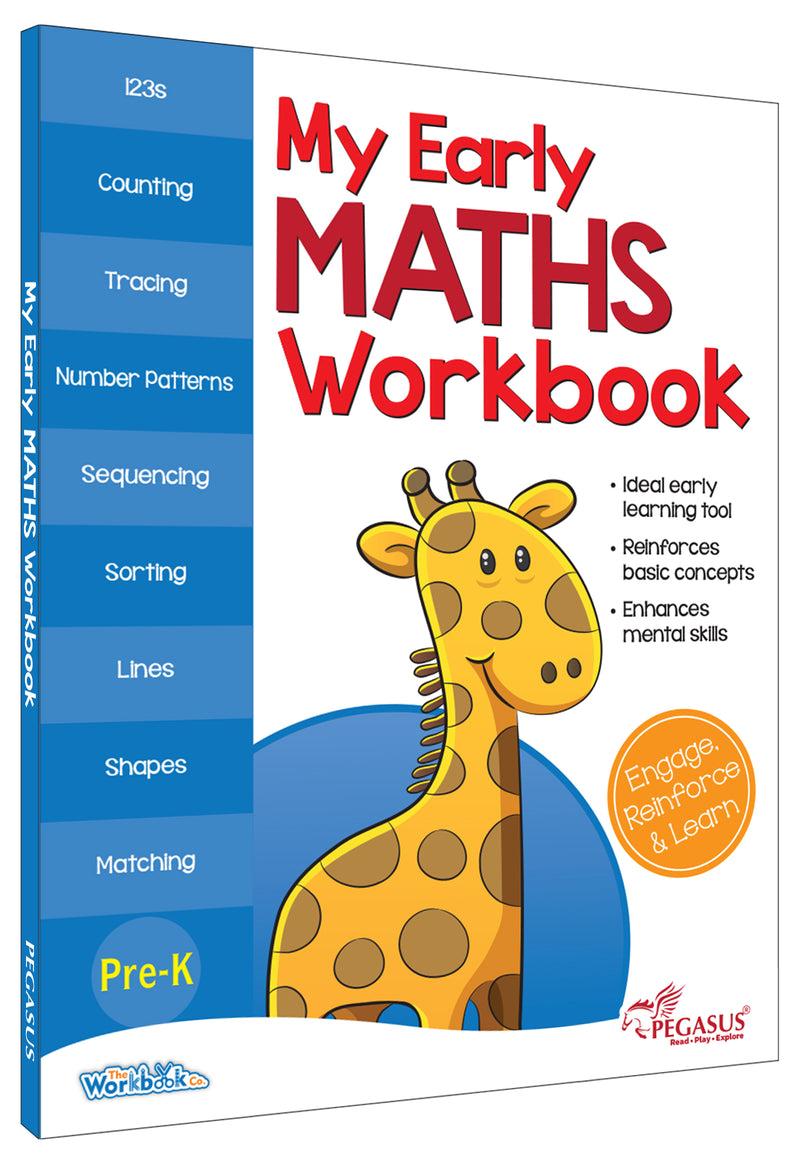My Early Maths Workbook Pre K for Kids – 191 Fun  Activities for Counting & Early Learning (Age 3+Years)